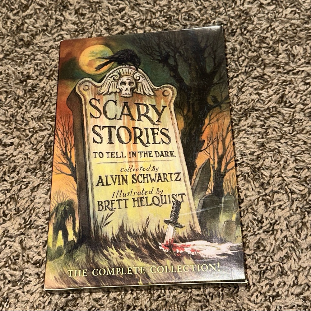 Scary Stories to Tell in the Dark Book Box set of 3
